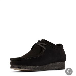 CLARK Wallabee Black Suede